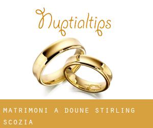matrimoni a Doune (Stirling, Scozia)