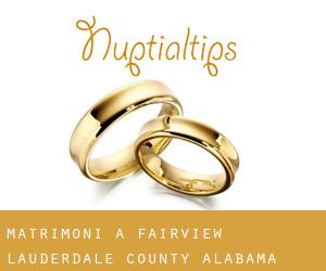 matrimoni a Fairview (Lauderdale County, Alabama)