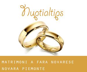 matrimoni a Fara Novarese (Novara, Piemonte)