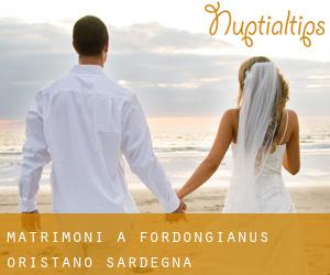 matrimoni a Fordongianus (Oristano, Sardegna)
