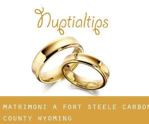 matrimoni a Fort Steele (Carbon County, Wyoming)