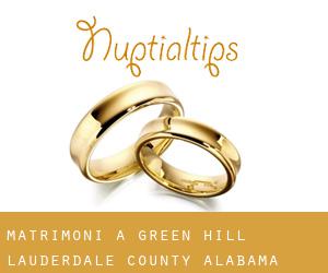 matrimoni a Green Hill (Lauderdale County, Alabama)