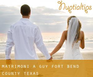 matrimoni a Guy (Fort Bend County, Texas)