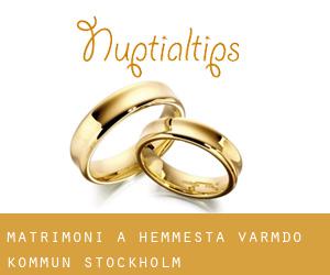matrimoni a Hemmesta (Värmdö Kommun, Stockholm)