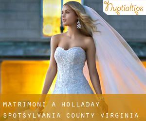 matrimoni a Holladay (Spotsylvania County, Virginia)