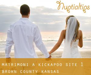 matrimoni a Kickapoo Site 1 (Brown County, Kansas)
