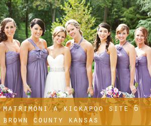 matrimoni a Kickapoo Site 6 (Brown County, Kansas)
