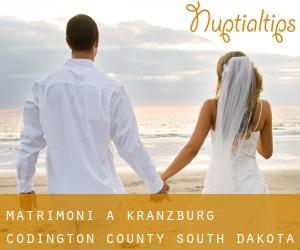 matrimoni a Kranzburg (Codington County, South Dakota)
