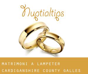 matrimoni a Lampeter (Cardiganshire County, Galles)
