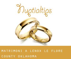 matrimoni a Lenox (Le Flore County, Oklahoma)