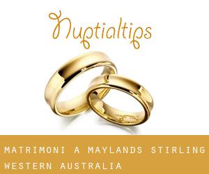 matrimoni a Maylands (Stirling, Western Australia)