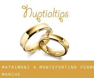 matrimoni a Montefortino (Fermo, Marche)