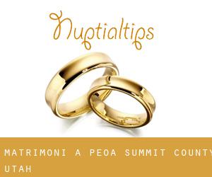 matrimoni a Peoa (Summit County, Utah)