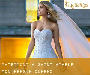 matrimoni a Saint-Amable (Montérégie, Quebec)