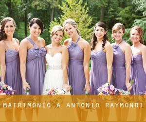 matrimonio a Antonio Raymondi