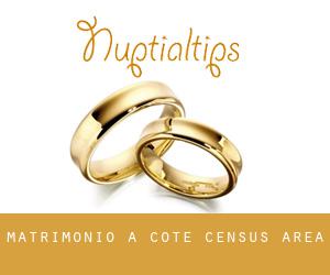 matrimonio a Côté (census area)
