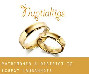 matrimonio a District de l'Ouest lausannois