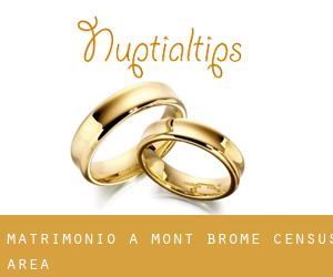 matrimonio a Mont-Brome (census area)