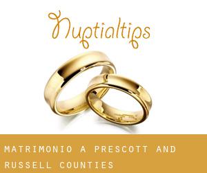 matrimonio a Prescott and Russell Counties
